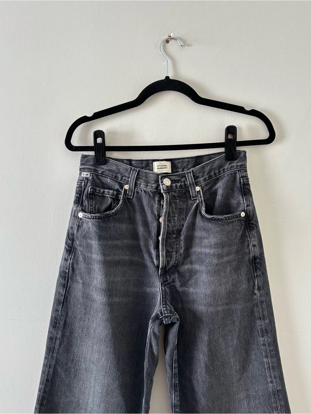 Citizens of Humanity Beverly Slouch Boot in Prophecy Wide Leg Rigid Crop Ankle - Picture 4 of 9